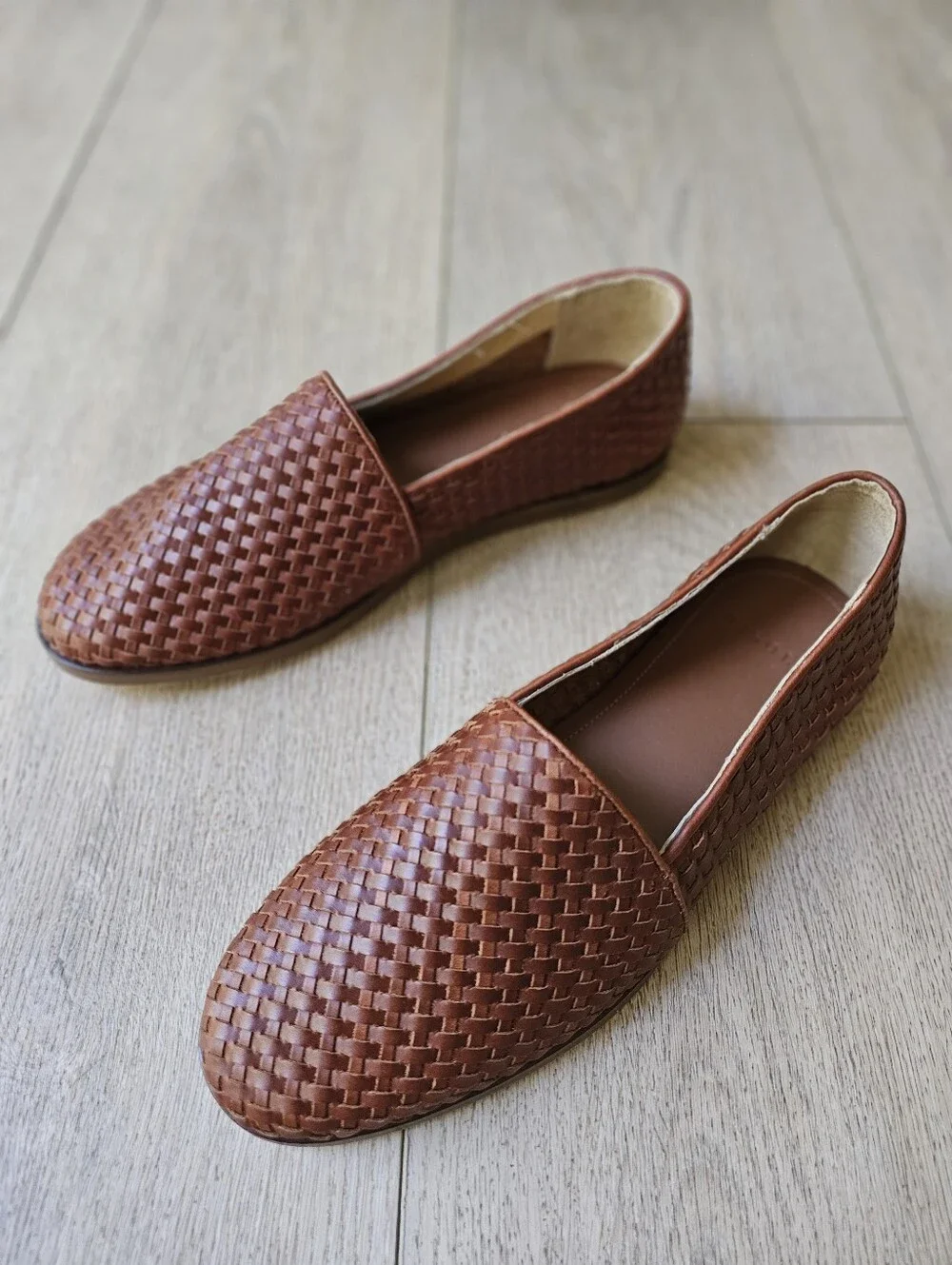 $198 NISOLO Woven Brandy Alejandro Slip On 2.0 Size 10.5 Mens
